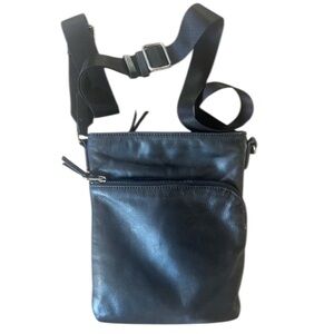 Margo black leather Crossbody very good condition no scratches or tears